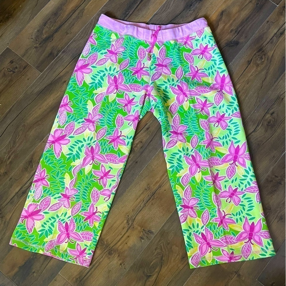 Lilly Pulitzer | Spring Fling Print Cotton Pants | Small​